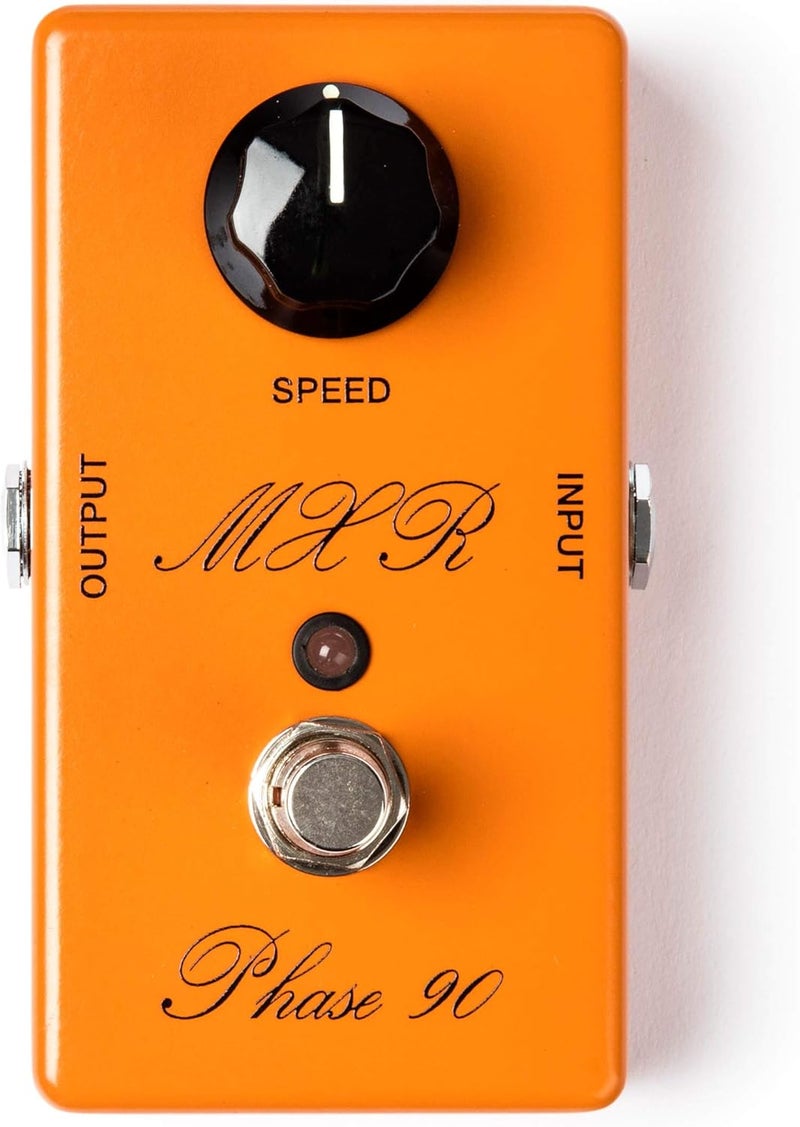 MXR Jim Dunlop Script Phase 90 Pedal - Classic Orange Phasing Effect - Image 1